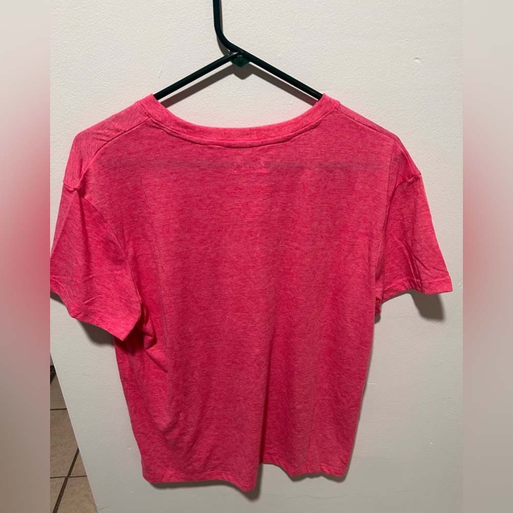 Barbie Pink Short Sleeve Tee with Tone-on-Tone Graphic - Picture 2 of 3